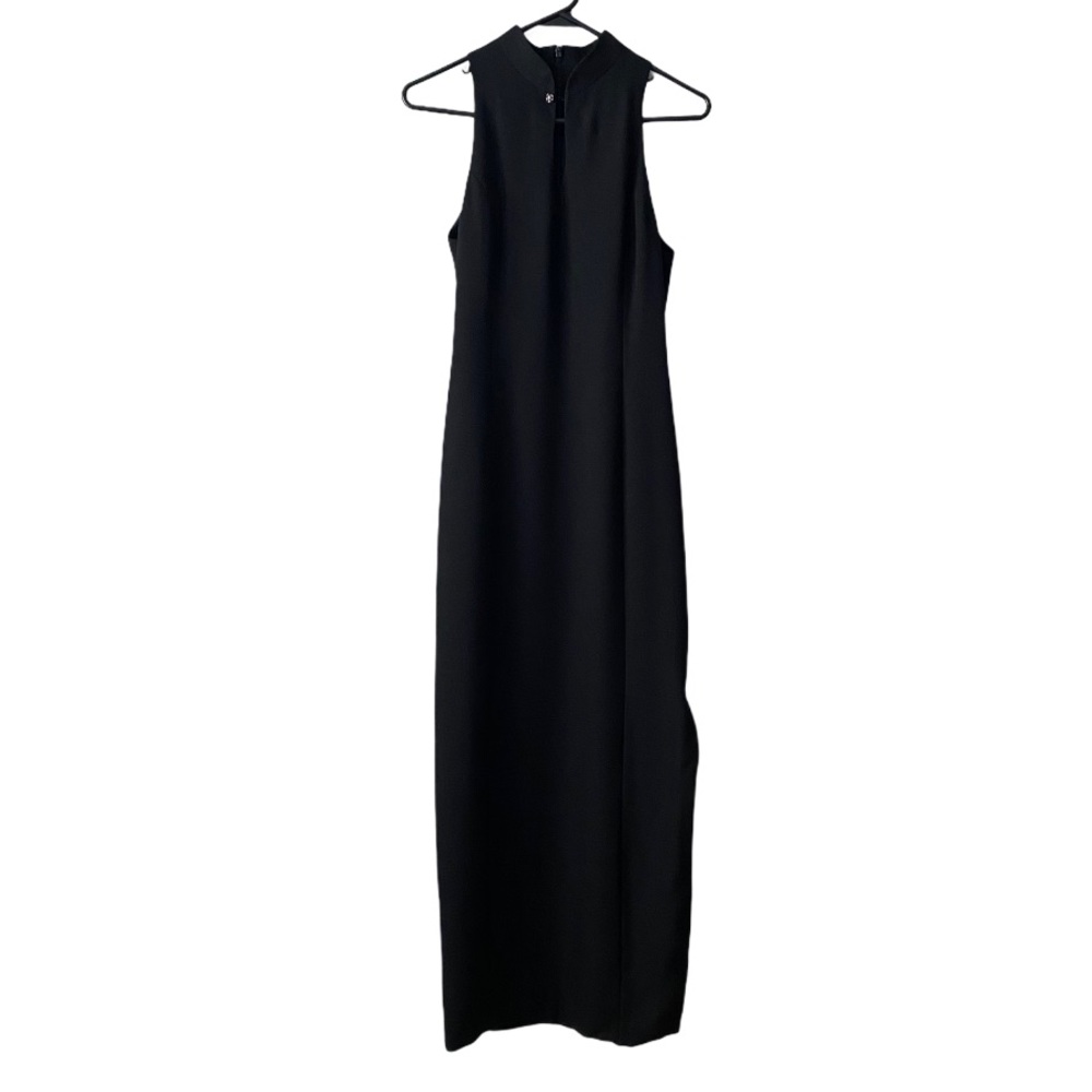 Rachel B Black Sleeveless Evening Gown Size 6